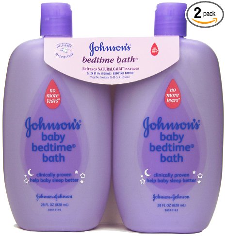 Johnson's Baby Bath Bedtime, 28 Ounce (Pack of 2)