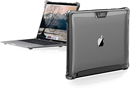 UAG MacBook Air 13-inch (2018-2019) (A1932) Plyo Feather-Light Rugged [Ice] Military Drop Tested Laptop Case