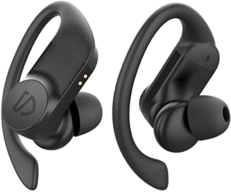 SOUNDPEATS True Wireless Earbuds Upgraded TrueWings Bluetooth 5.0 Headphones Over-Ear Hooks in-Ear Stereo Wireless Earphones, Touch Control, IPX7 Waterproof for Sports, Single/Twin Mode, USB-C Charge