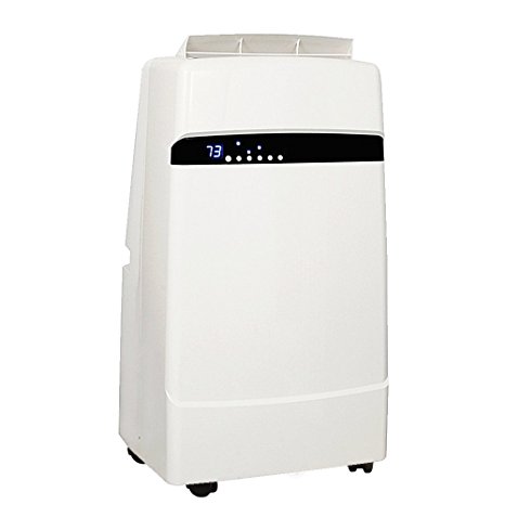 Whynter 12,000 BTU Dual Hose Portable Air Conditioner with Heater, Frost White (ARC-12SDH)