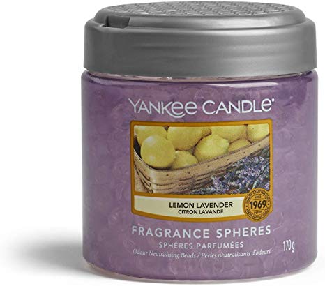 Yankee Candle Spheres Air Freshener, Up to 45 Days of Fragrance, Lemon Lavender