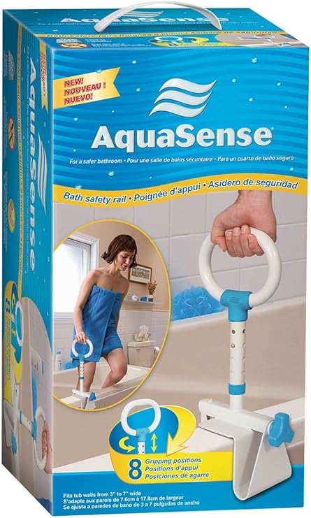 AquaSense Multi-Adjust Bath Safety Rail