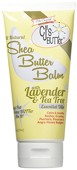 The Original CJ's BUTTer® All Natural Shea Butter Balm - Lavender & Tea Tree, 6 oz. Tube