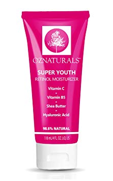 OZNaturals Pure Retinol Cream – Anti Wrinkle Anti Aging Retinol Night Cream Face Moisturizer With Retinol   Hyaluronic Acid.  Experience The Most Effective Natural Skin Care. 4 fl.oz