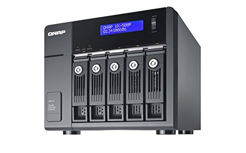 QNAP UX-500P-US 5-bay Storage Expansion Enclosure, Desktop, SATA 6Gbps, USB 3.0