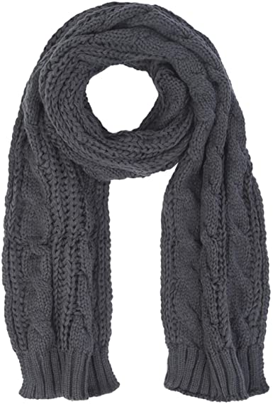 Women And Mens Winter Thick Cable Knit Wrap Chunky Long Warm Scarf