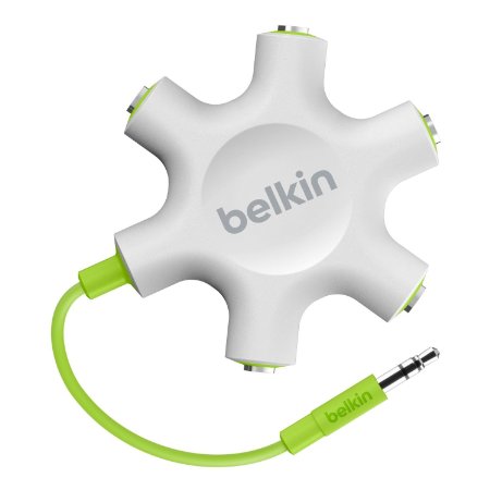 Belkin Rockstar Multi Headphone Splitter Light Green