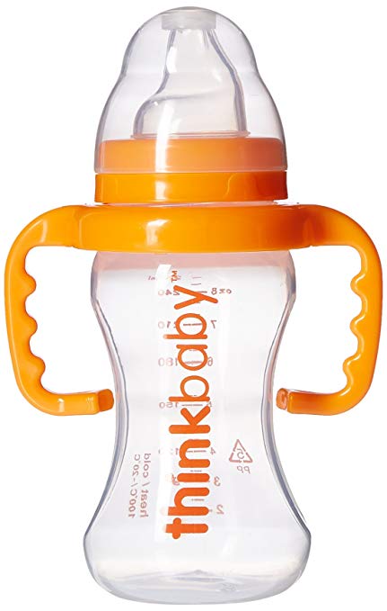 Thinkbaby Trainer Cup, Orange, 9 Ounce
