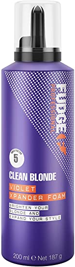 Fudge Professional, Toning Volumising Hair Styling Mousse, Purple, 200 ml