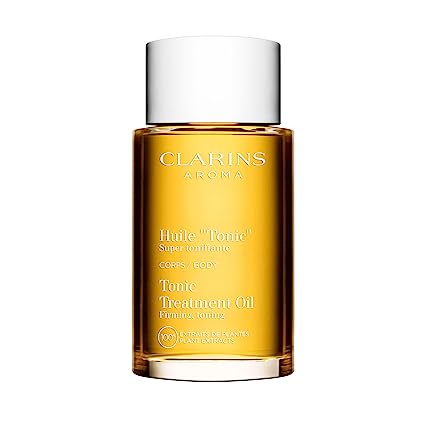 Clarins Tonic Body Treatment Oil | Stretch Mark Pregnancy Care | Skin Elasticity Is Improved After 28 Days* | Visibly Firms and Tones | Dermatologist Tested | Natural 100% Plant Extracts