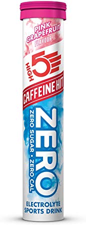 HIGH5 Zero Caffeine Hit Electrolyte Hydration Tablets (Pink Grapefruit, 20 Tablet Tube)