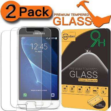 [2-Pack] Galaxy Express 3 Screen Protector, Jasinber [Tempered Glass] Screen Protector for Samsung Galaxy Express 3 with 9H Hardness/Anti-Scratch/Anti-Fingerprint/Bubble Free