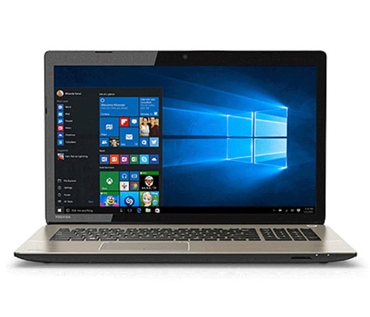 Toshiba Satellite 17.3" Full HD High Performance Laptop Computer - 4th Generation i7-4720HQ 2.6G Hz, 16 GB DDR3 Memory, 1 TB Hard Drive, Super DVD Burner, Backlit Keyboard, Dual-Band Wireless AC, Windows 10