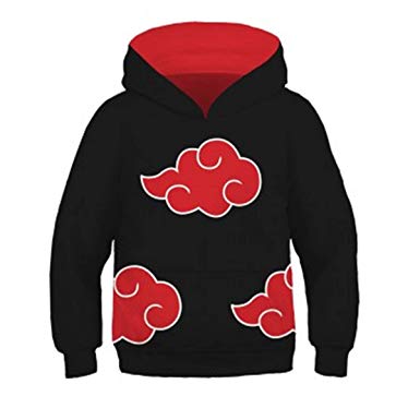 CHENMA Unisex Kids Boys Naruto 3D Print Pullover Hoodie Sweatshirt with Front Pocket