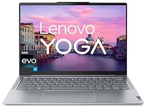 (Refurbished) Lenovo Yoga Slim 6 Intel Evo Core i5 1240P 14"(35.5cm) 2.2K 300Nit Laptop (16GB/512GB SSD/60Hz Refresh/Win 11/Office 2021/Backlit KB/1Yr Warranty/Alexa/3 Month Game Pass/Storm Grey/1.35Kg), 82WU0095IN