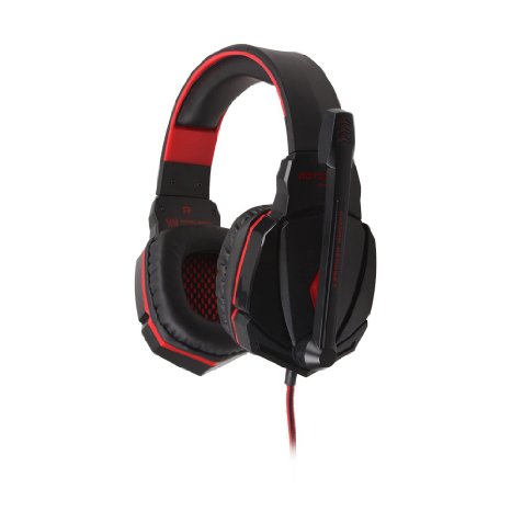 KOTION EACH G4000 Over-ear Gaming Headphone Headset with Mic Mic Volume Control for PC GameBlack and Red