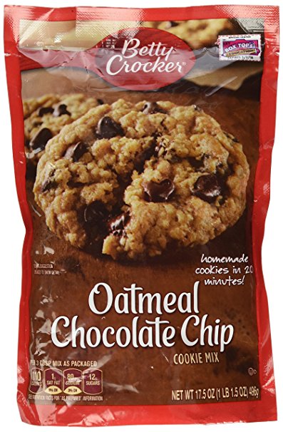 Betty Crocker Oatmeal Chocolate Chip Cookie Mix - 17.5 oz