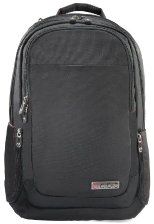 ECBC Backpack Computer Bag - Harpoon Daypack for Laptops, MacBooks & Devices with Up to 15" Screen - Travel, School or Business Backpack for Men & Women - Premium Quality, Lightweight Design - Black (B7101-10)