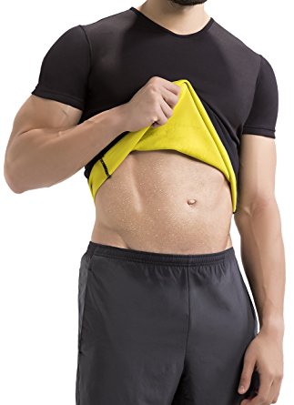 Hot Shapers Cami Hot Thermal Shirt for Men - Compression and Calorie Burn Fabric Technology Activewear