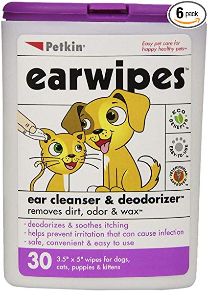 Petkin Earwipes 30 count