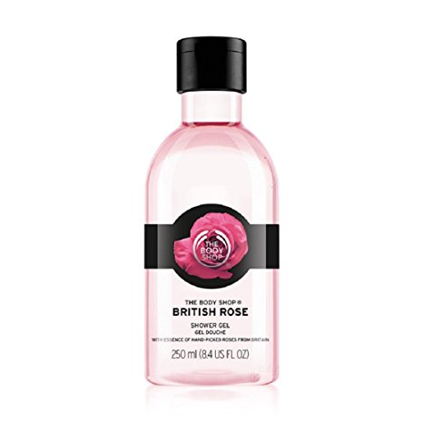 The Body Shop British Rose Petal Soft Shower Gel 8.4oz