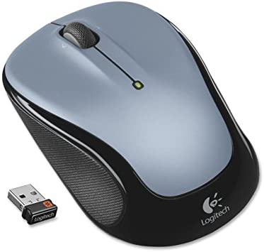 Logitech Wireless Mouse M325 - Optical - Wireless - Radio Frequency - Silver - USB - 1000 dpi - Scroll Wheel - 2 Button(s) - Symmetrical