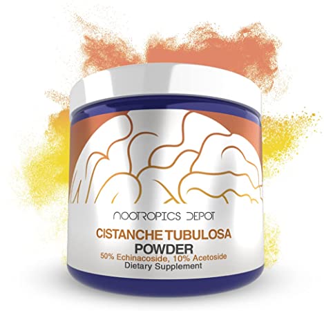 Cistanche tubulosa Powder | 30 Grams | Minimum 50% Echinacoside + 10% Acetoside (Verbascoside) | May Help Promote Physical Strength and Energy | May Help Promote Vitality