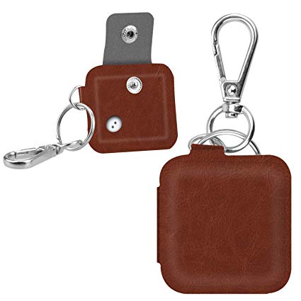 Famavala Colorful Case Cover Sleeve for Tile Mate/Tile Sport/Tile Style/Tile Pro Series Item Tracker Phone Finder (Brown)