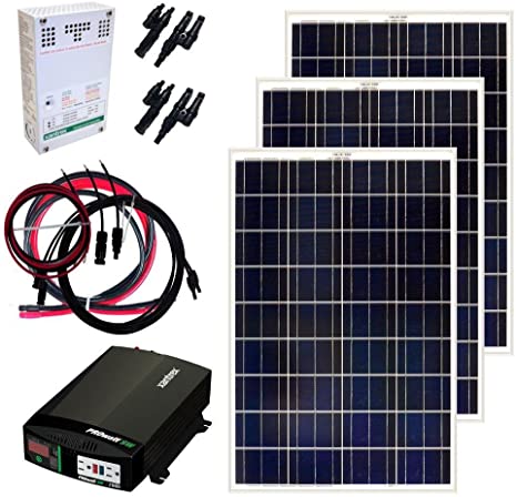 Grape Solar GS-300-KIT 300-Watt Off-Grid Solar Panel Kit