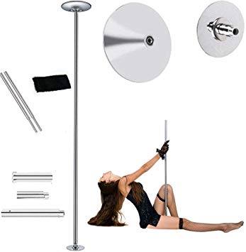 Professional Portable Dance Pole,Fitness Exercise Static Stripper Spinning Dancing Strip