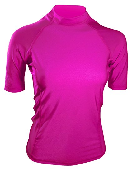 Swim Shirt For Women - USA Made Swim & Workout Shirt. UV Sun Protection For Everyday Workouts & Outdoor Fun.