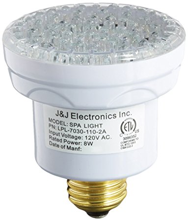 J&J Electronics LPL-7030-110-2A Light Spa Led, 120-volt