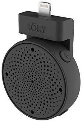 [Apple MFi Certified] Lolly Lightning Microphone iOS 3D Digital Stereo Condenser Recording Microphone Compatible for iPhone iPad iPod，Record Your Demos, Speeches, Performances, Show (Black)