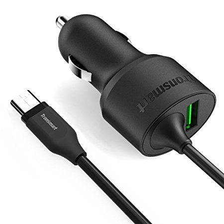 Tronsmart 33W Dual USB Type C Car Charger with Quick Charge 3.0 Technology for Nexus 6P/5X, Google Pixel / Pixel XL (Approved by Benson)