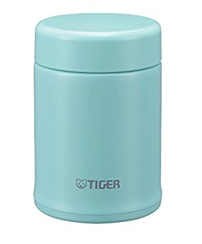 Tiger MCA-B025-AC Stainless Steel Vacuum Insulated Soup Cup, 8-Ounce, Chocolate Mint Blue