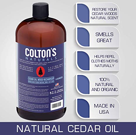 Colton's Naturals Cedar Oil Wood Replenish & Restore Original Cedar Scent (8 Ounces)