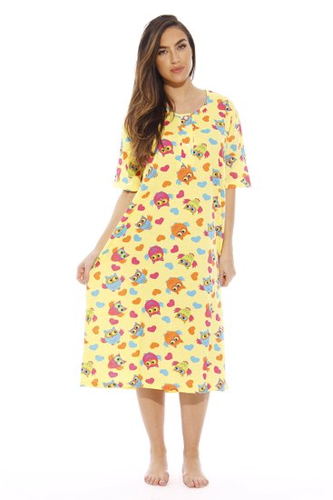 Dreamcrest Short Sleeve Nightgown / Sleep Dress for Women / Sleepwear