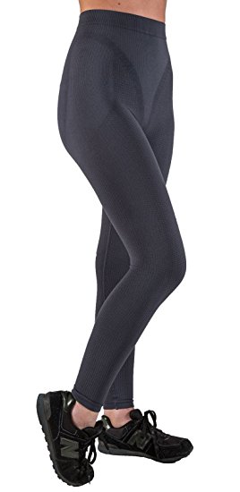 Anti cellulite slimming leggings (Fuseaux)   silver