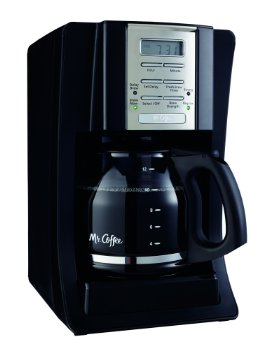 Mr Coffee SJX23 12-Cup Programmable Coffeemaker Black
