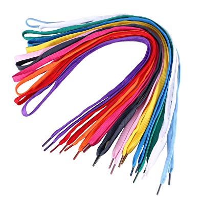 SUPVOX 12 Pairs Shoe Laces Replacement Shoelaces Strings for Shoes (Assorted Colors)