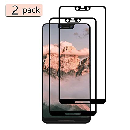 [2-Pack] Xvolt Tempered Glass Screen Protector Compatible for Google Pixel 3 XL, [Full Screen Coverage [Fingerprint, Scratch & Force-Resistant] [Case-Friendly] for Pixel 3 (Not for Pixel 3)