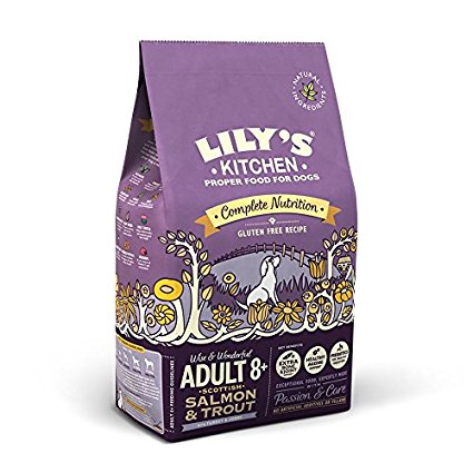 Lily's Kitchen Adult 8  Senior Salmon and Trout Complete Dry Dog Food (2.5 kg)