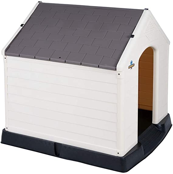 Confidence Pet XL Waterproof Plastic Dog Kennel Outdoor House