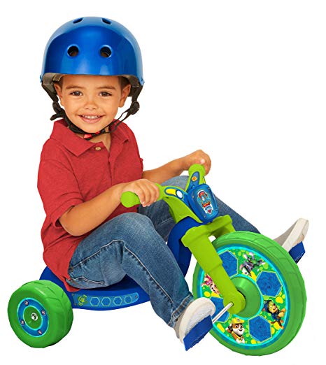 Paw Patrol 10" Fly Wheels Junior Cruiser Ride-On, Ages 2-4, Blue/Green, 5.6 lbs.