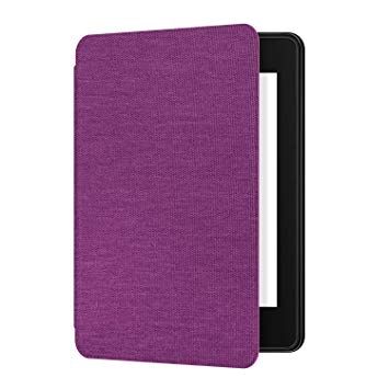 Ayotu Fabric Case for Kindle Paperwhite 2018 - Thinnest&Lightest Smart Cover with Auto Wake/Sleep - Fits Amazon All-New Kindle Paperwhite Fabric Cover (10th Generation-2018),K10 Purple