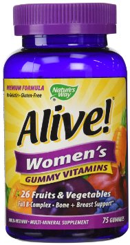 Natures Way Alive Womens Gummy Vitamins 75 Count