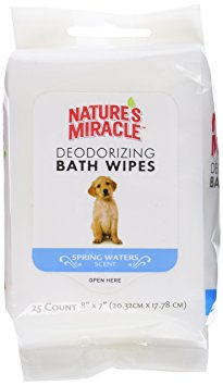 Nature's Miracle Deodorizing Bath Wipes