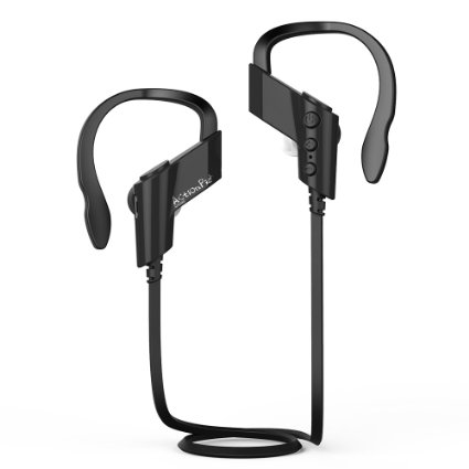 Actionpie Wireless Sports Bluetooth V41 Headphones Sweatproof Running Exercise Stereo with Mic Earbuds Earphones for Iphone 66s Plus Galaxy S6 and Android Phones