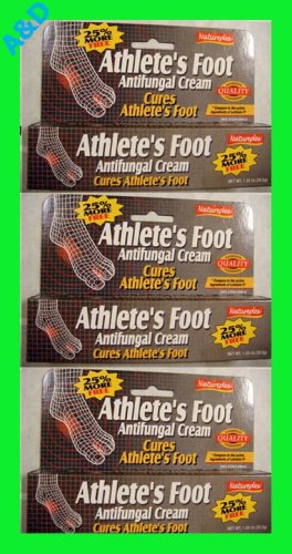 Natureplex 1% Clotrimazole Athlete's Foot Antifungal Creams - 3 Pack