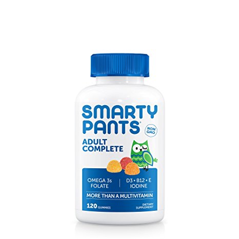 SmartyPants Gummy Vitamins Adult Complete Vitamins, 120 Count